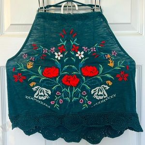 Embroidered Halter